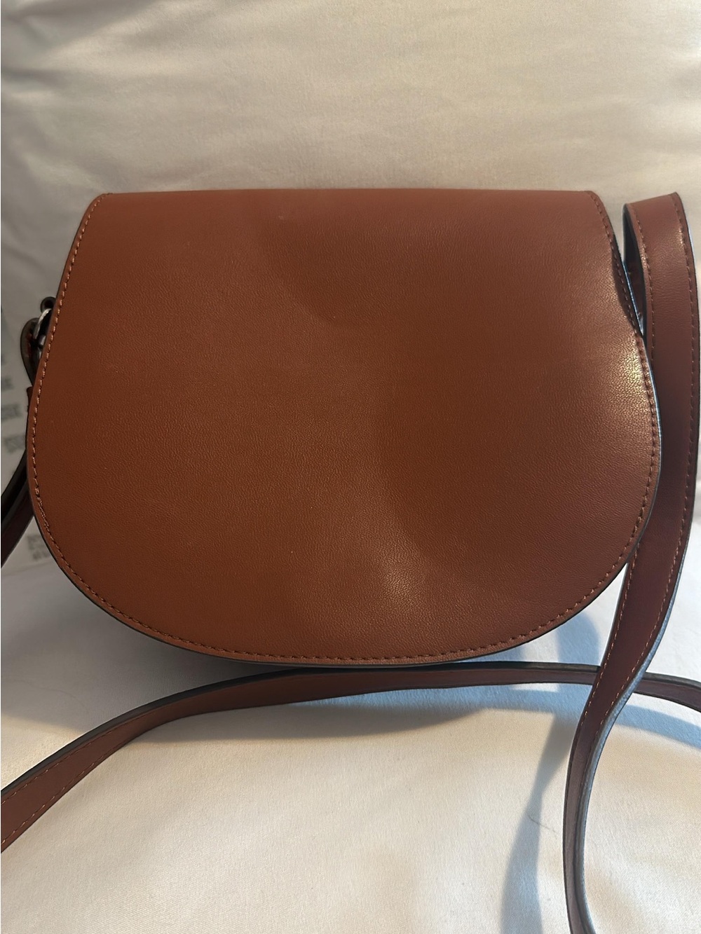 Women’s Shoulder Bag in Cognac Brown - Picture 8 of 8
